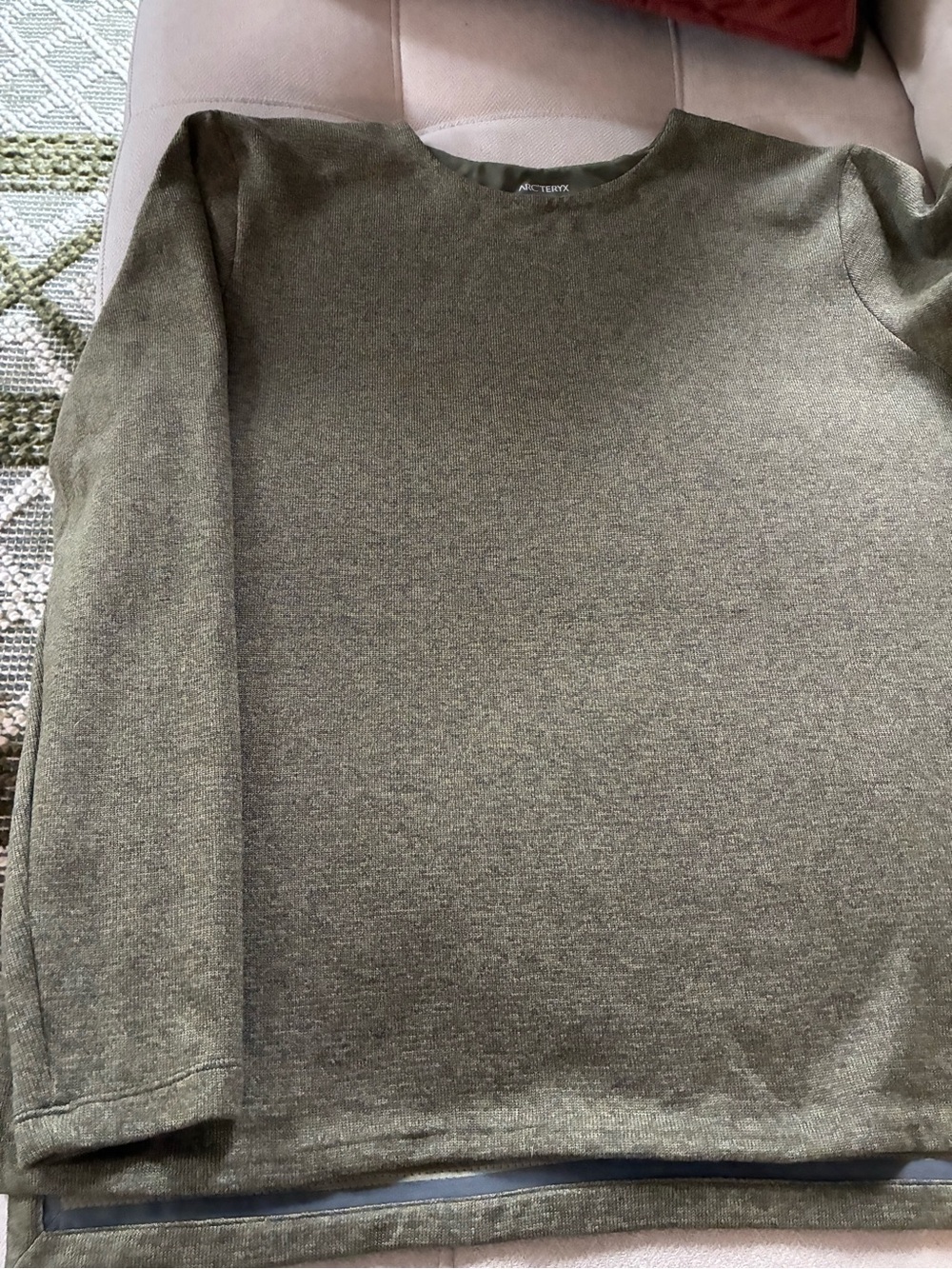 Arc'teryx Olive Green Crewneck Sweater